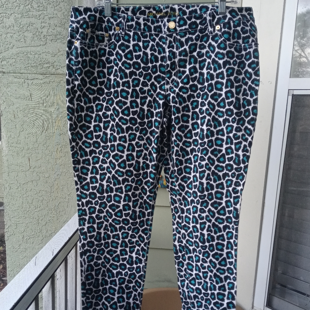 Michael Kors Leopard Skinny Jeans